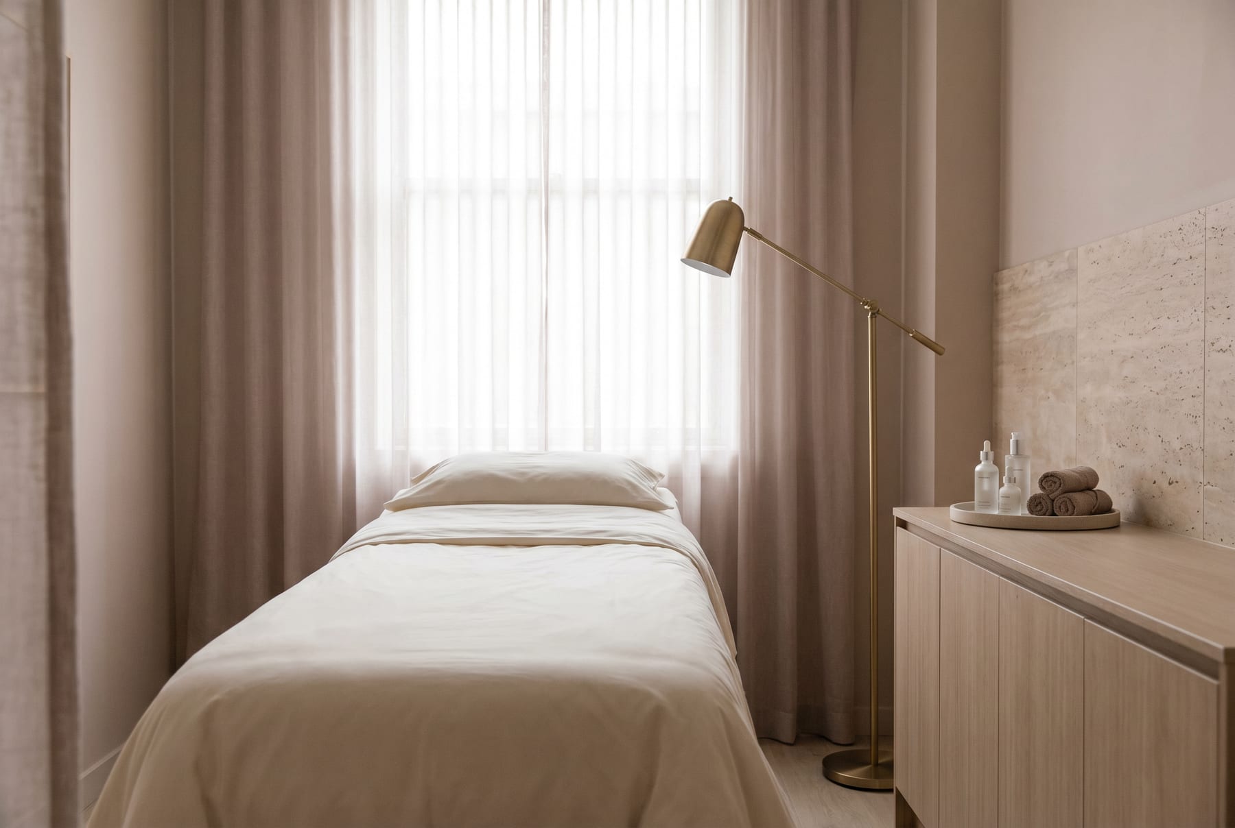 Treatment room at Dove's Worldwide Ltd